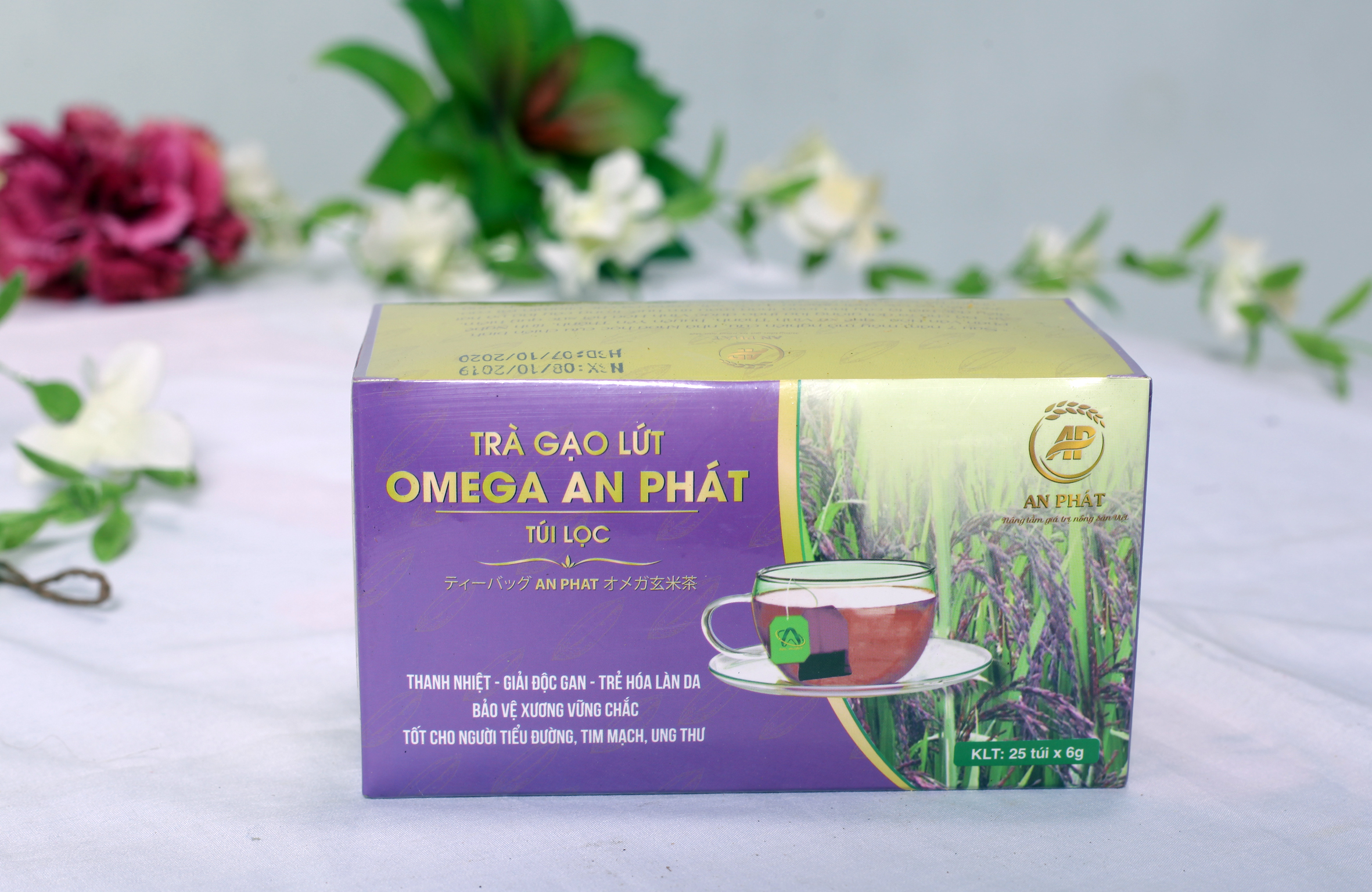 Trà gạo lứt omega An Phát dạng túi lọc